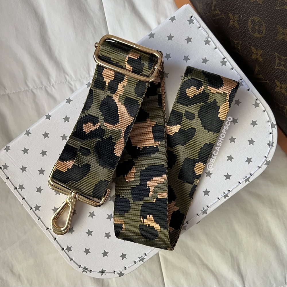 Camo Print Wide Canvas Strap Replacement